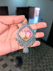 Pink Rosemarry Jhumka