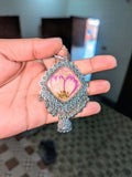 Pink Rosemarry Jhumka