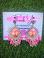 Pink Rosemarry Jhumka