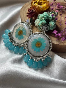 Sea green jhumka