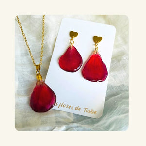 Full-Rose Petal Jhumka's